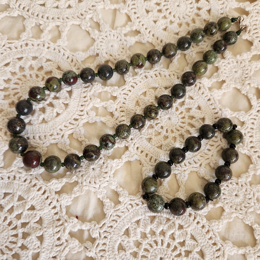 Jasper Set Bracelet & Necklace